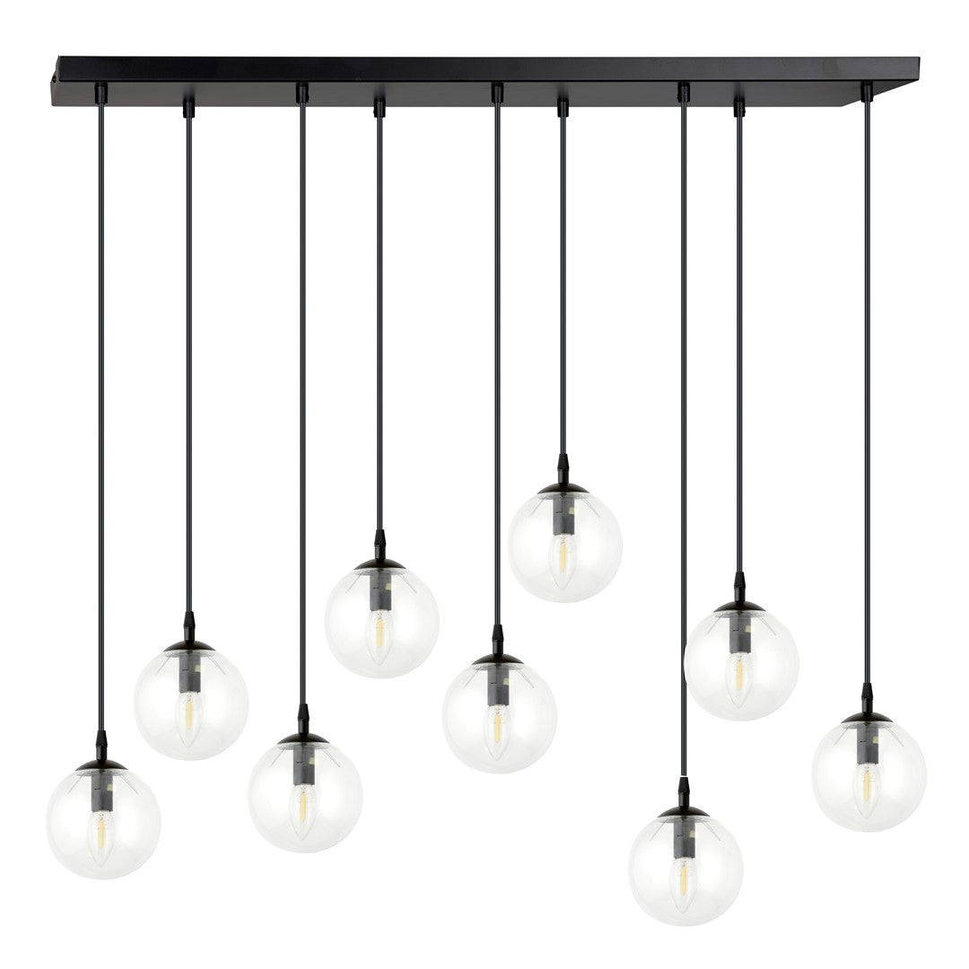 Cosmo 9 pendellampe transparent