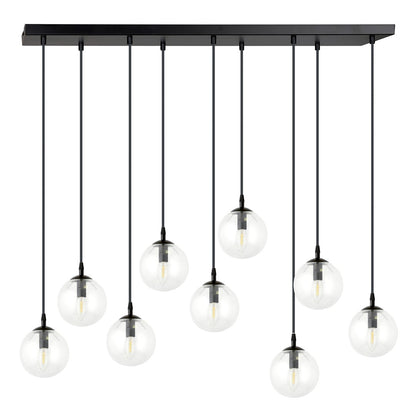 Cosmo 9 pendellampe transparent