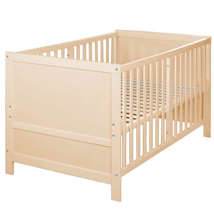 Omdannelig babyseng - 70 x 140 cm - ROBA - EASY SLEEP - Naturtræ