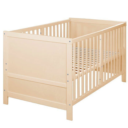 Omdannelig babyseng - 70 x 140 cm - ROBA - EASY SLEEP - Naturtræ