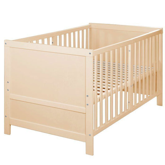 Omdannelig babyseng - 70 x 140 cm - ROBA - EASY SLEEP - Naturtræ