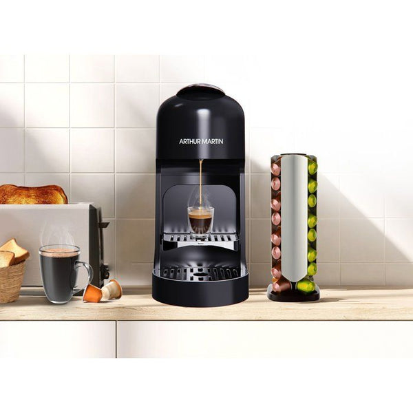 Kapselkaffemaskine - ARTHUR MARTIN - AMN230N - Espresso & Lungo - 1400 W - Sort