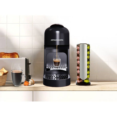 Kapselkaffemaskine - ARTHUR MARTIN - AMN230N - Espresso & Lungo - 1400 W - Sort