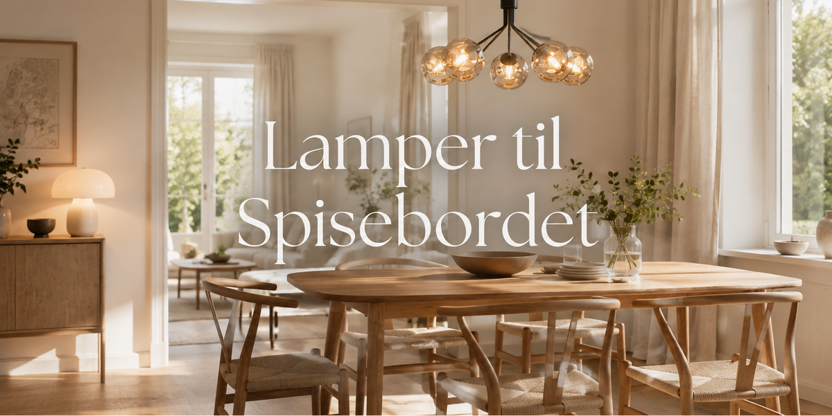Lys over spisebordet