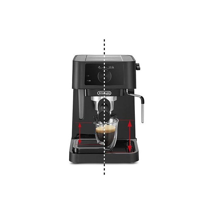 Espressomaskine - DELONGHI - Stilosa EC230.BK - 1100 W - Dampstav - Sort