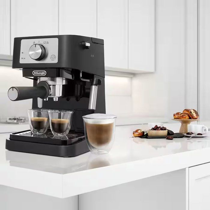 Espressomaskine - DELONGHI - Stilosa EC230.BK - 1100 W - Dampstav - Sort