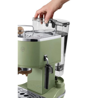 DELONGHI ECOV 310.GR Classic Icona Espressomaskine - Grøn
