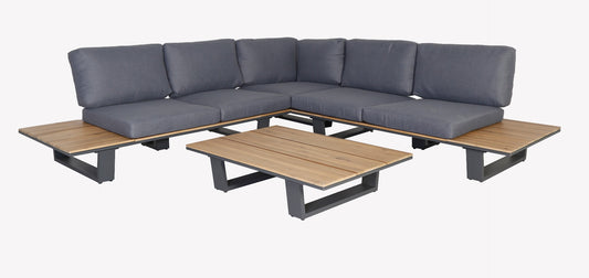 Lota Lounge Corner Set - 3 Pieces - Anthracite