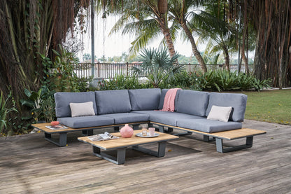 Lota Lounge Corner Set - 3 Pieces - Anthracite