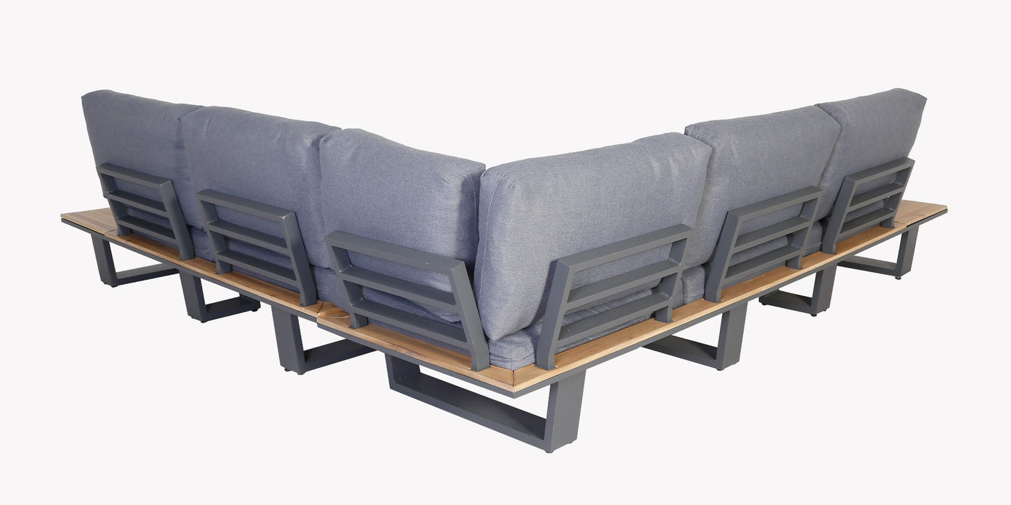 Lota Lounge Corner Set - 3 Pieces - Anthracite