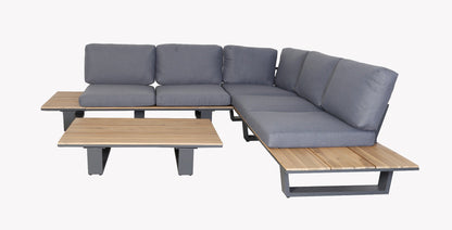 Lota Lounge Corner Set - 3 Pieces - Anthracite