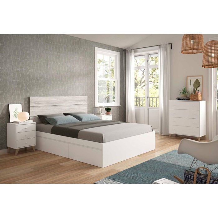 Kommode - Sweet - 4 Skuffer - Hvid - 95 x 77,5 x 40 cm