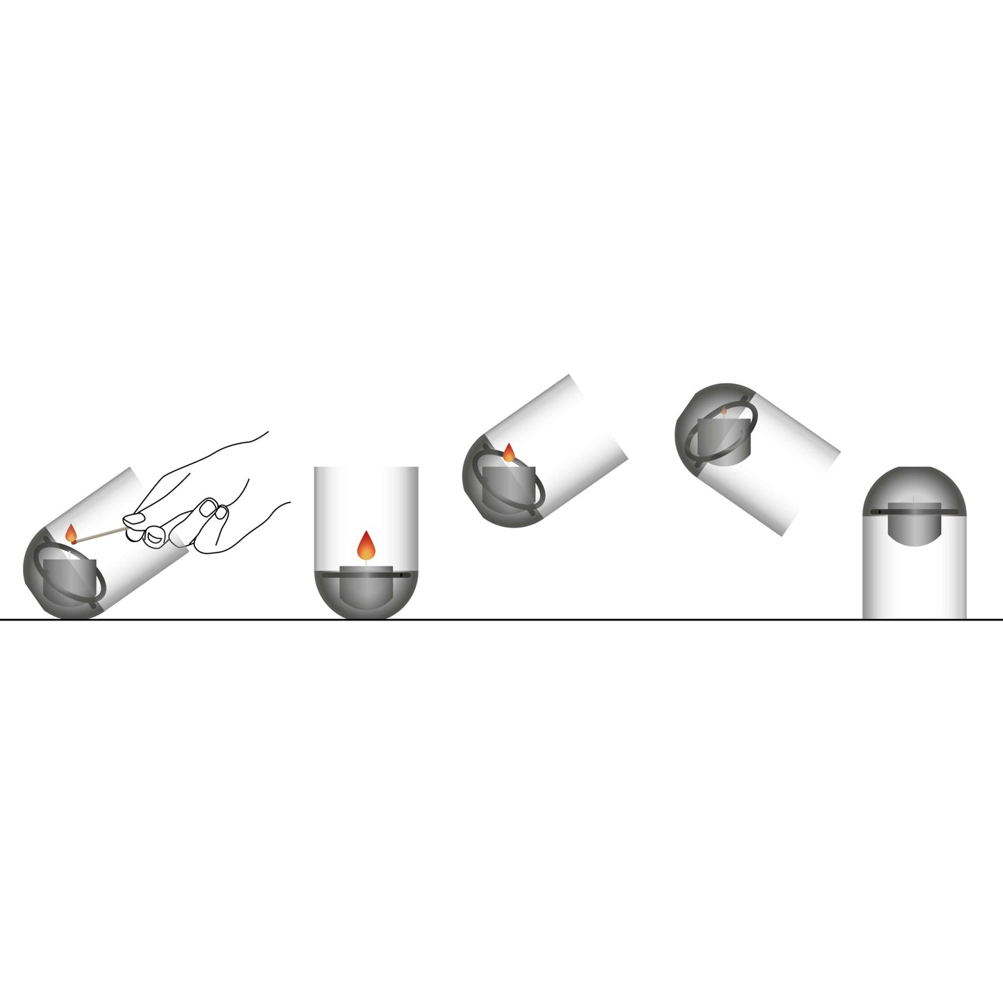 Gravity Candle-lanterne