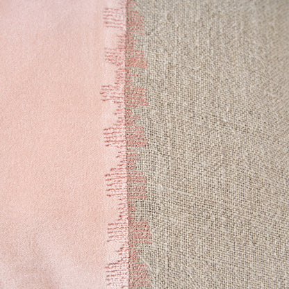 Velvet Divorce pudebetræk - naturlig pink - 30x50