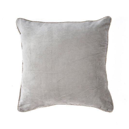 Velvet Crush pudebetræk - grå - 50x50