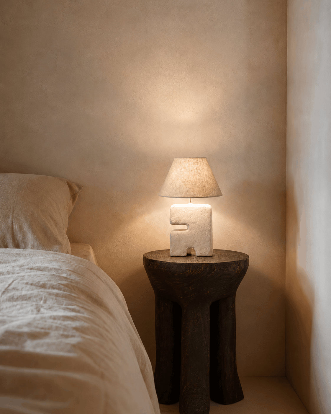 L'Objet Bordlampe - Hvid - S