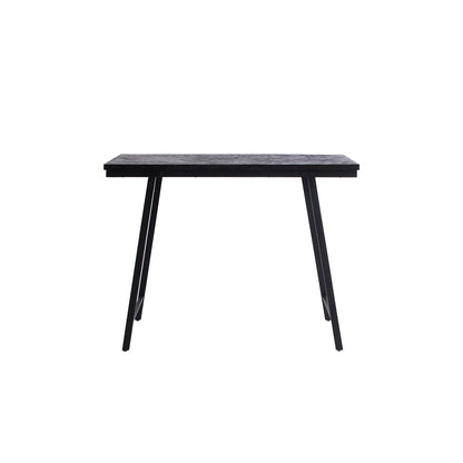 Sildebenshøjbord - Sort - 140 cm