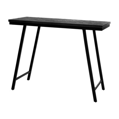 Sildebenshøjbord - Sort - 140 cm