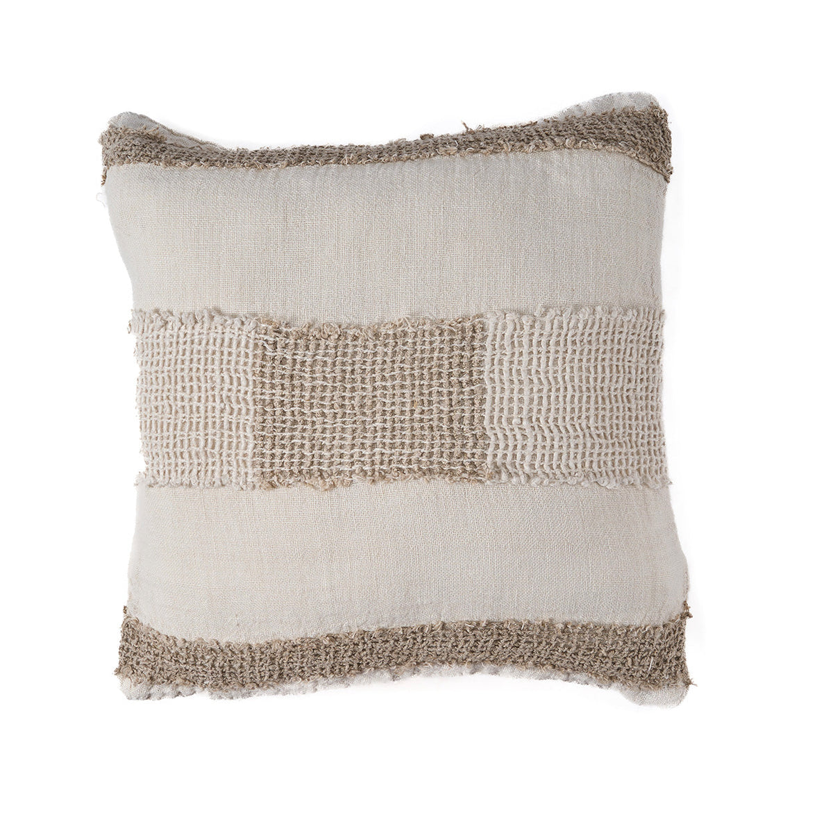 Linen Threads pudebetræk - hvid natur