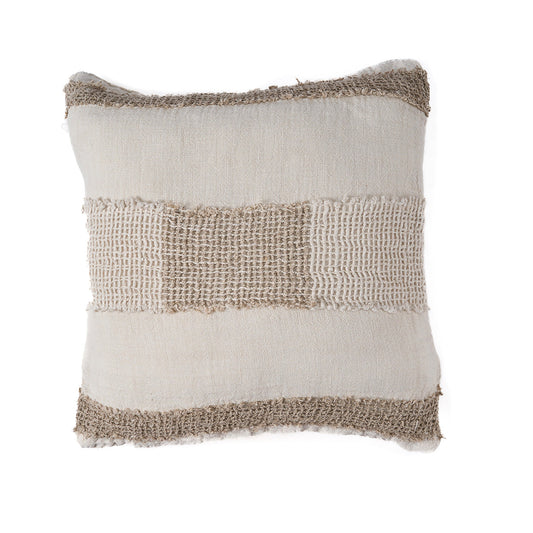 Linen Threads pudebetræk - hvid natur