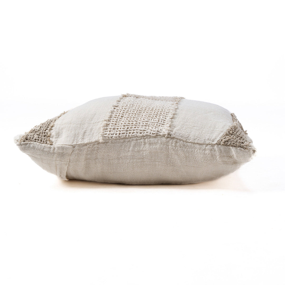 Linen Threads pudebetræk - hvid natur