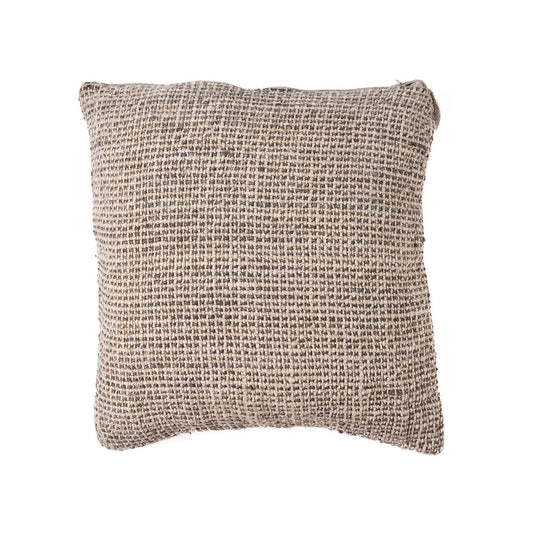 Linen Grain pudebetræk - naturlig sort