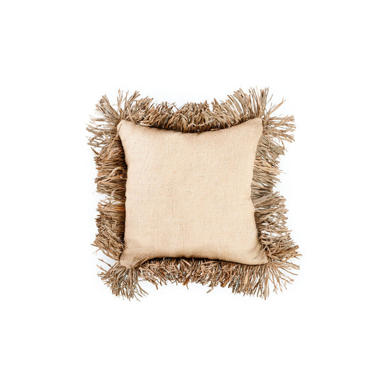 Jute Bonita pudebetræk - natur - 40x40