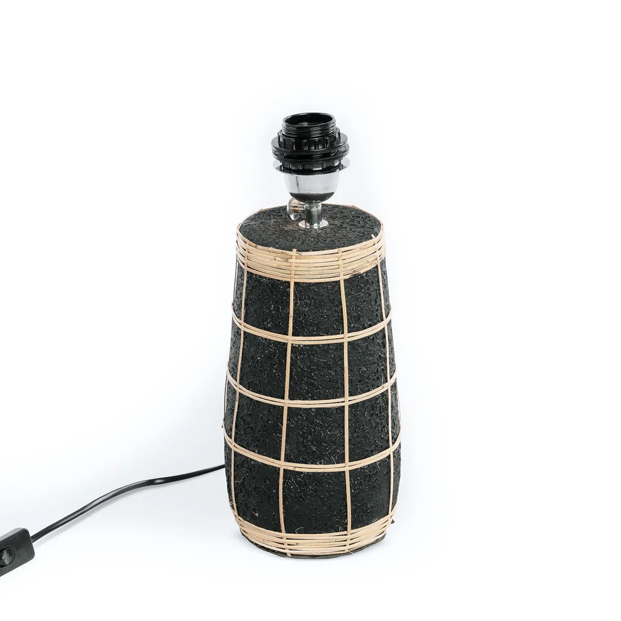 Naxos bordlampe - sort/natur