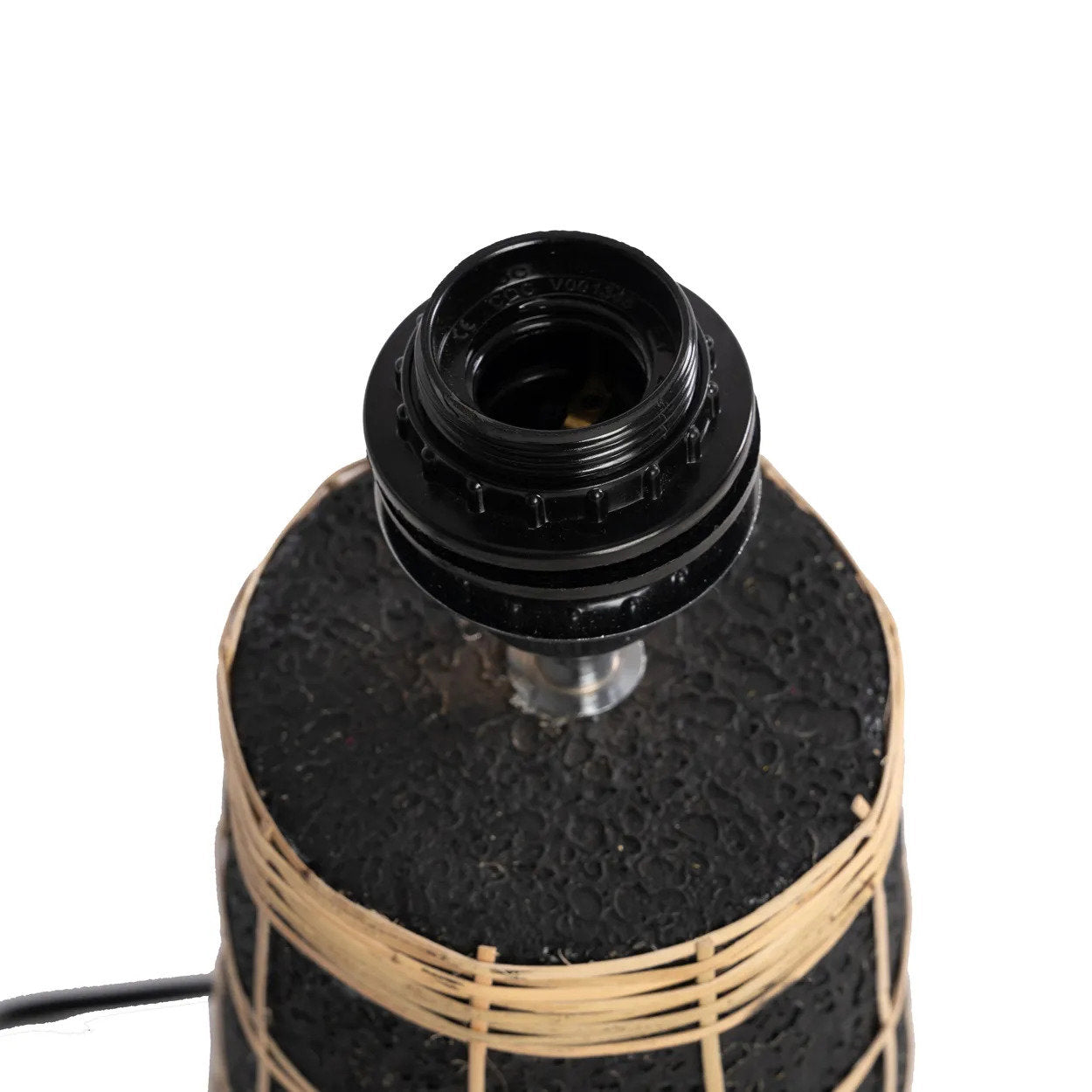 Naxos bordlampe - sort/natur