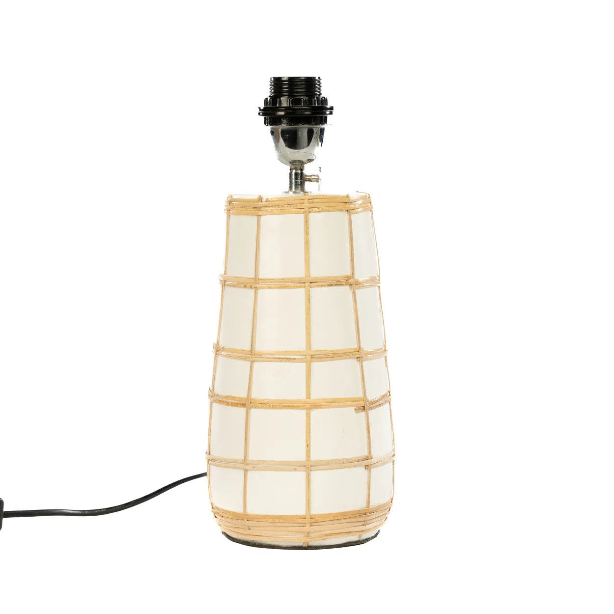 Molokai bordlampe - hvid/natur