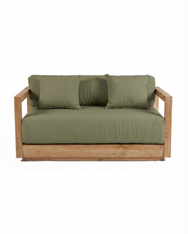 Umalas 2-personers sofa - udendørs - grøn alge