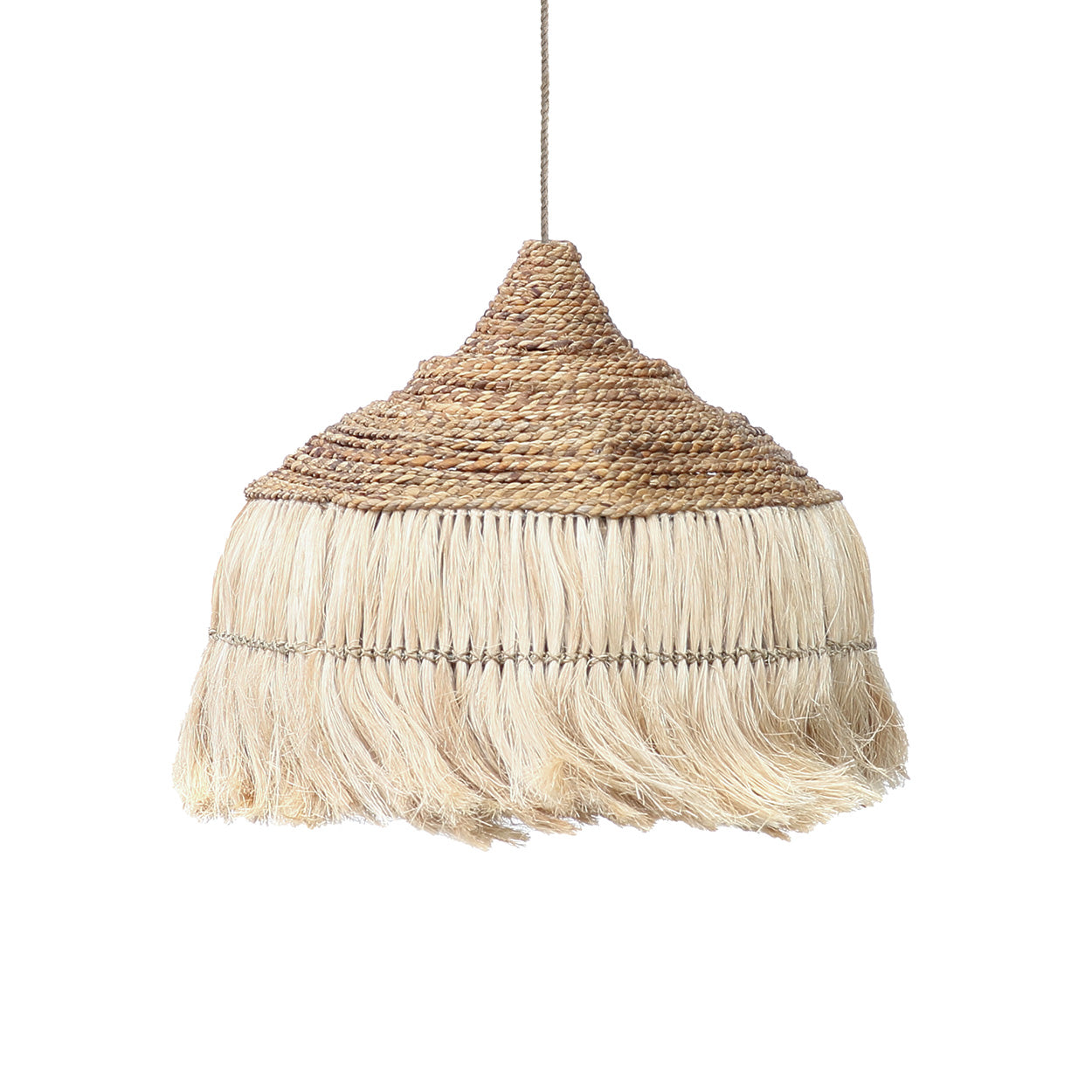 Abaca Hoola Pendel - Natur - L