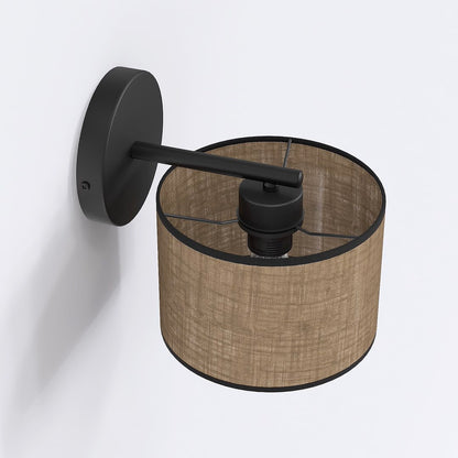 Eco væglampe sort/brun