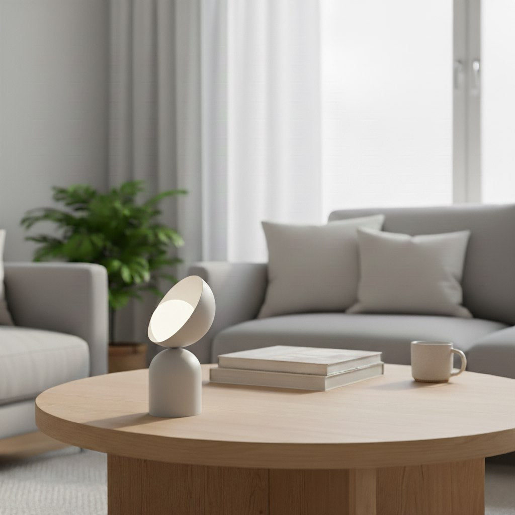Boto bordlampe hvid