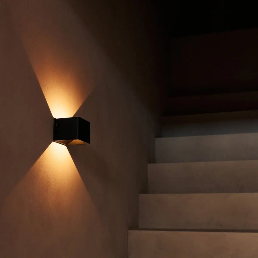 Tess Black Rechargeable Wall Lamp | Motion sensor, 20 Light Modes & Remote Control-0