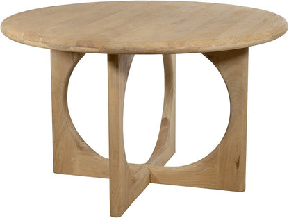 Spisebord Ø130, akacietræ Groovy Naturlig