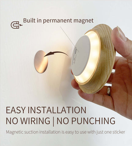 LED Wireless Rechargeable Motion Sensor Night Light